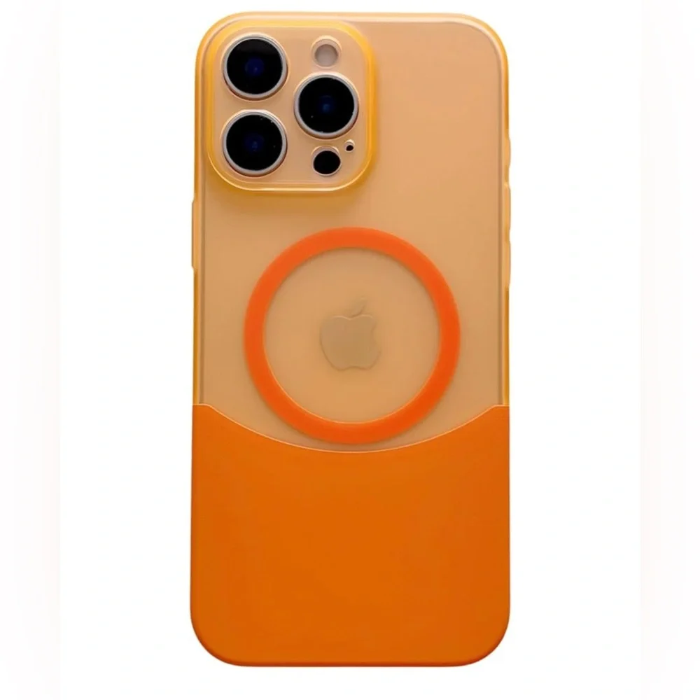 New Apple iPhone16 Pro Case (6.3 inches), Military-Grade Protection (Orange)